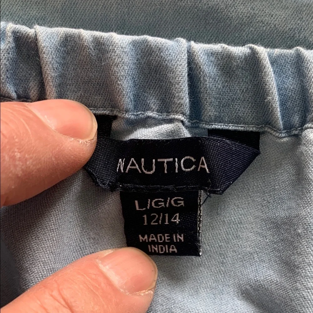Comfortable Stylish Nautica Light Blue Girl’s Sleeveless Jumpsuit. Size:12/14 - Picture 8 of 8